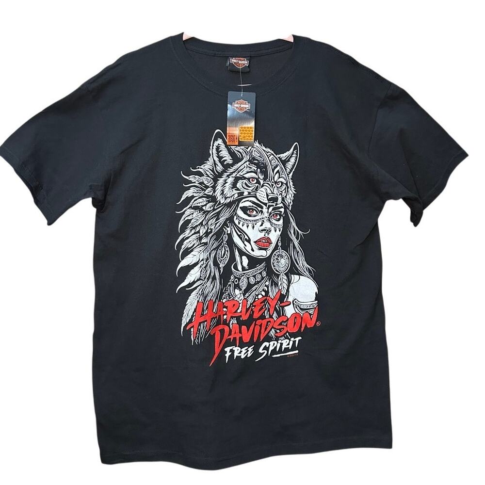 RARE Harley Davidson Maidstone Free Spirit T-shirt Verona‎ Size Large